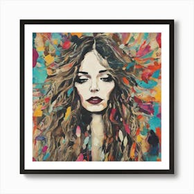 She Always Wears Neutrals But Has The Most Colorful Mind Art Print Art Print