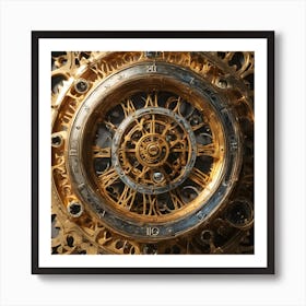 Dali Clock 9 Art Print