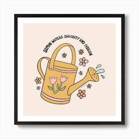 Gemini Watering Can Art Print