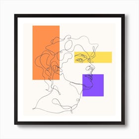 Portrait Of A Woman Art Print