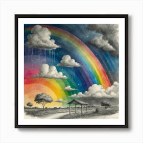 Rainbow In The Sky 1 Art Print