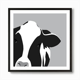 Happy Cow Art Print