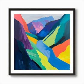 Abstract Travel Collection Switzerland 2 Affiche