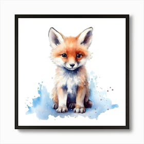 Fox Painting Art Print