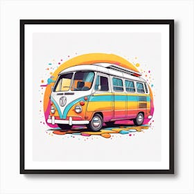 Vw Bus Art Print