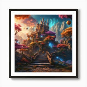 Fairytale Castle 1 Art Print