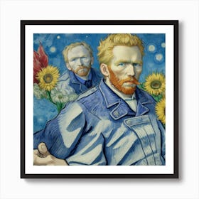 Dreamshaper V6 Van Gogh Thumbnail For Tiktok 2 Art Print