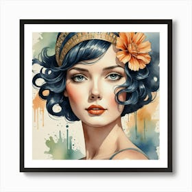 Gypsy Girl Art Print