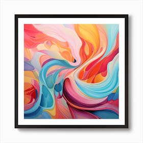 Flowing Art Print