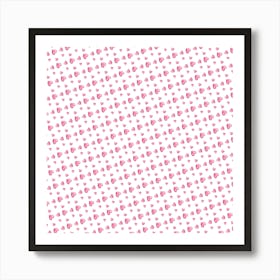 Pink Polka Dots Poster