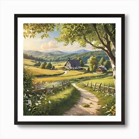 Country Road 15 Art Print