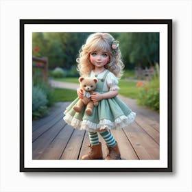 Sarah Doll Art Print