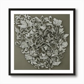 'Floral' Art Print