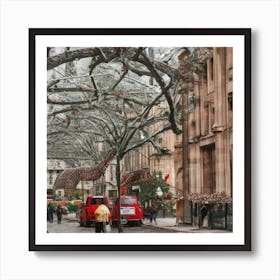 Christmas Tree In Sydney Art Print