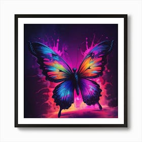 Butterfly Painting 242 Art Print