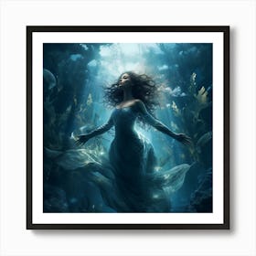 Water Goddess Art Print