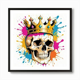 Graffiti Skull 15 Art Print