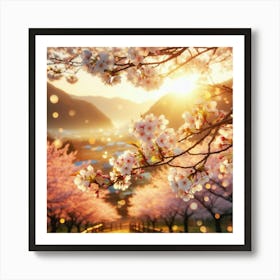 Cherry Blossoms Art Print