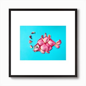 Rose Fish Art Print