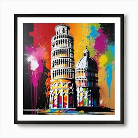 Leaning Tower Of Pisa 2 Art Print