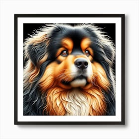 Bernese Mountain Dog 1 Art Print