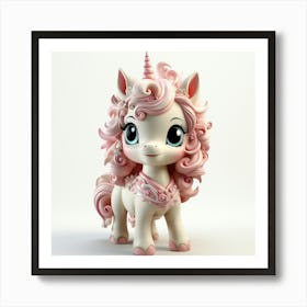 Little Unicorn 24 Art Print