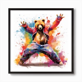 Bear Dancer Art Print