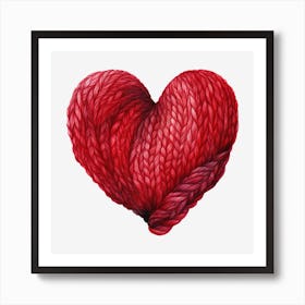 Heart Of Yarn 3 Art Print