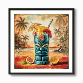 Tiki Drink 5 Art Print