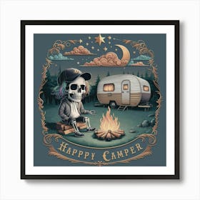 Happy Camper 1 Art Print