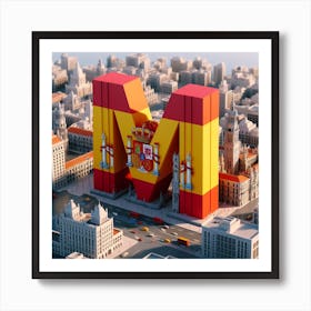 Spain Flag Art Print