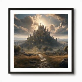 675028 Elden Ring Landscape, Castle, Epic, 8k, Realistic, Xl 1024 V1 0 1 Art Print