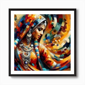 Indian Woman 2 Art Print