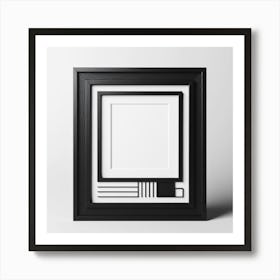 Black And White Print Art Print