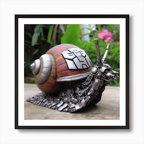 Transformers Snail Art Print