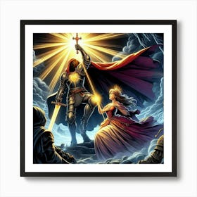 Knights Of The Round Table 7 Art Print