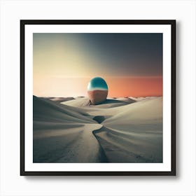 Sand Dunes Art Print