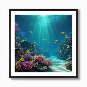 Reef Shining Bright Art Print