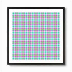 Plaid Fabric 47 Art Print