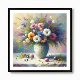 Flowers In A Vase Art Print