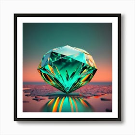 Emerald 1 Art Print