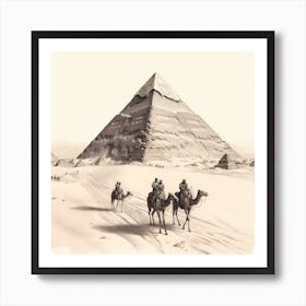 Tribute to the Pyramids Art Print
