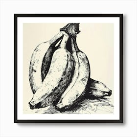 Bananas Art Print