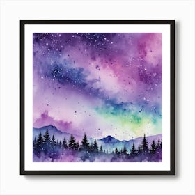 Aurora Sky Art Print