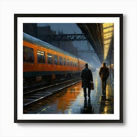 Train Station 4 Art Print