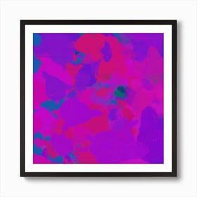 Abstract purple Art Print