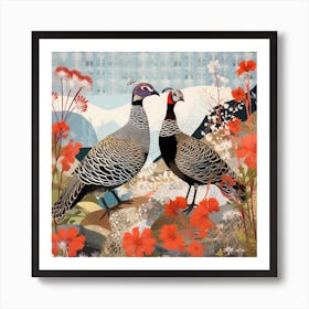 Bird In Nature Grouse 3 Art Print