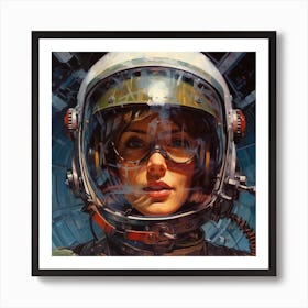 Space Woman Art Print