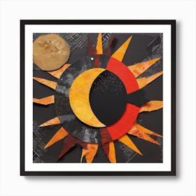 An Abstract Sun One Art 11 Art Print