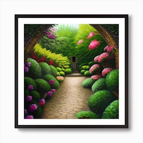 Garden Tunnel Art Print